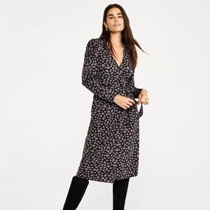 Ann Taylor Print Wrap Dress
